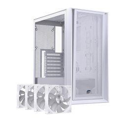 Vỏ máy tính EINAREX P600 RGB White (Mid Tower/ ATX/ Trắng)