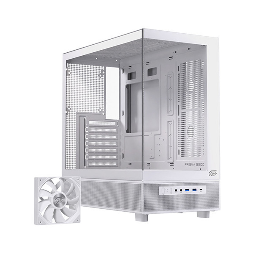 Vỏ máy tính EINAREX S500 Core White (Mini Tower/ M-ATX/ Trắng) Vỏ máy tính EINAREX S500 Core White (Mini Tower/ M-ATX/ Trắng)