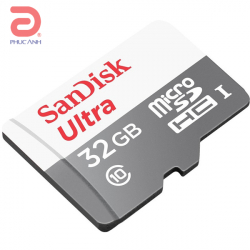 Thẻ nhớ Micro SD Sandisk 32Gb Class 10 Read 80MB/s