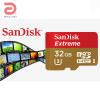 Thẻ nhớ Micro SD Extreme Sandisk 32Gb Class10(R/W:100/60M)