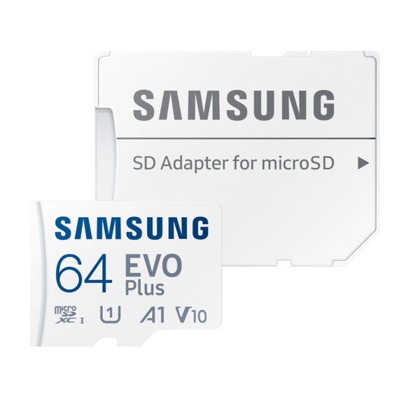 Thẻ nhớ Micro SD Samsung Evo plus 64GB Class 10 Read 130MB/s (Kèm Adapter) Thẻ nhớ Micro SD Samsung Evo plus 64GB Class 10 Read 130MB/s (Kèm Adapter)