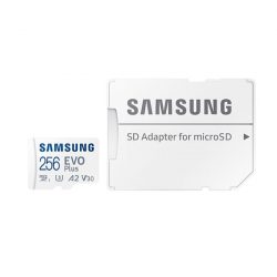 Thẻ nhớ Micro SD Samsung Evo plus 256GB Class 10 Read 130MB/s (Kèm Adapter)