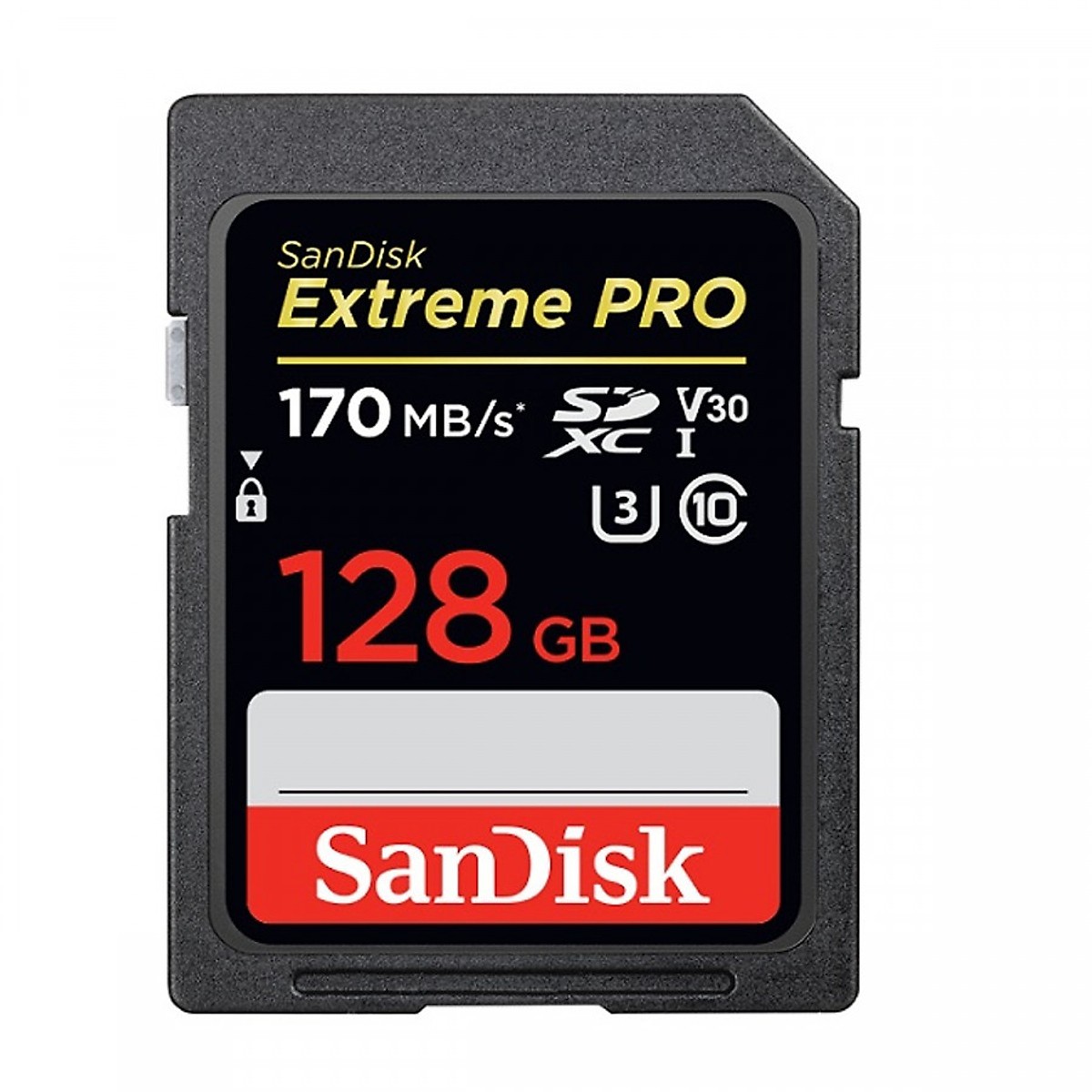 Thẻ nhớ SD Extreme Pro Sandisk SDXC V30 128Gb (R/W:170/90) Thẻ nhớ SD Extreme Pro Sandisk SDXC V30 128Gb (R/W:170/90)