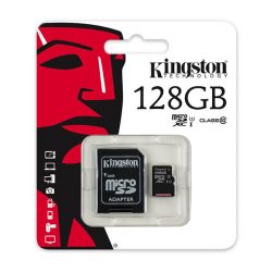 Thẻ nhớ Micro SD Kingston 128Gb Class 10 (100MB/s)+Adapter