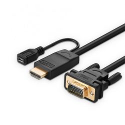 Cáp chuyển Ugreen 30449 HDMI sang VGA (1.5M)