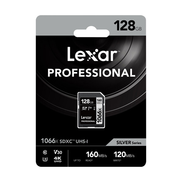 Thẻ nhớ SD Lexar Professional 1066x SDXC V30 128Gb (R/W:160/120M) Thẻ nhớ SD Lexar Professional 1066x SDXC V30 128Gb (R/W:160/120M)