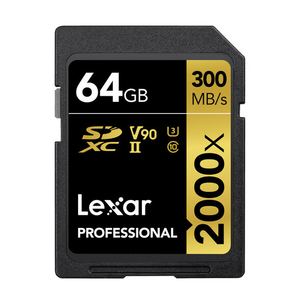 Thẻ nhớ SD Lexar Professional 2000x SDHC/SDXC UHS-II 64Gb (R/W:300/260M) Thẻ nhớ SD Lexar Professional 2000x SDHC/SDXC UHS-II 64Gb (R/W:300/260M)