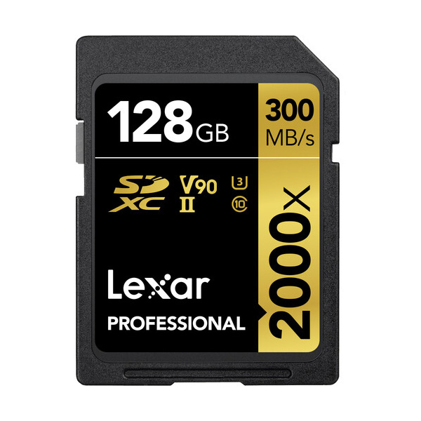 Thẻ nhớ SD Lexar Professional 2000x SDHC/SDXC UHS-II 128Gb (R/W:300/260M)
