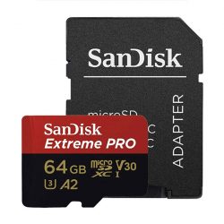 Thẻ nhớ Micro SD Sandisk SDXC Extreme Pro V30 64Gb (R/W: 200/90MB/s)