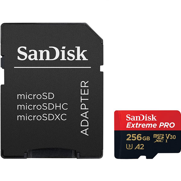 Thẻ nhớ Micro SD Sandisk SDXC Extreme Pro V30 256Gb (R/W:200/140MB/s) Thẻ nhớ Micro SD Sandisk SDXC Extreme Pro V30 256Gb (R/W:200/140MB/s)