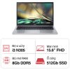 Laptop Acer Aspire A315-510P-34XZ NX.KDHSV.006 (i3 N305/ 8GB/ 512GB SSD/ 15.6 inch FHD/ Win11/ Silver/ 1Y)