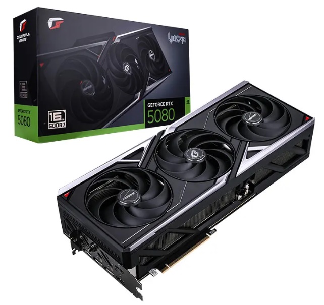 Card đồ họa Colorful iGame RTX 5080 Vulcan OC 16GB-V (GDDR7/ 256 bit)