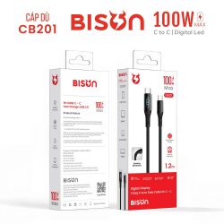 Cáp Bison type C - type C 1.2m CB201