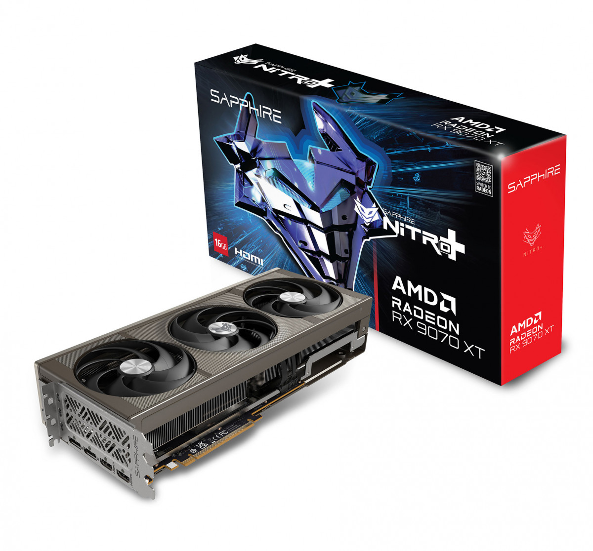 Card đồ họa Sapphire NITRO+ AMD RADEON RX 9070 XT GAMING OC 16GB (GDDR6/ 256 bit)