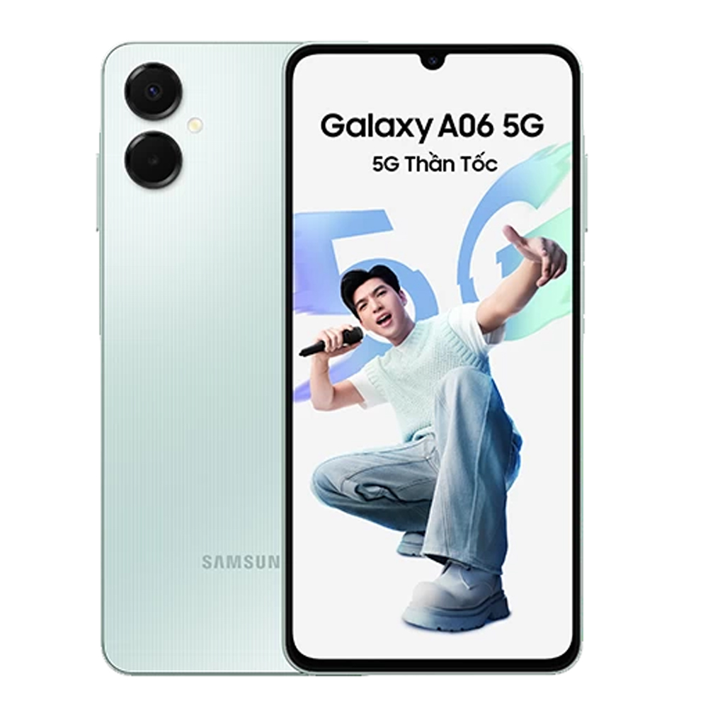 Điện thoại Samsung Galaxy A06 (4GB/ 64GB/ Xanh Lá) Điện thoại Samsung Galaxy A06 (4GB/ 64GB/ Xanh Lá)