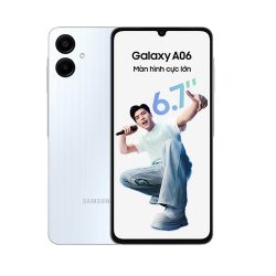 Điện thoại Samsung Galaxy A06 (4GB/ 64GB/ Xanh nhạt)