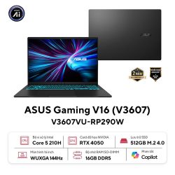 Laptop Asus Gaming Vivobook V3607VU-RP290W (Core 5 210H/ 16GB/ 512GB SSD/ RTX 4050 6GB/ 16 inch WUXGA/ 144Hz/ Win11/ Black)