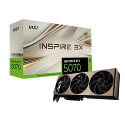 Card đồ họa MSI GeForce RTX 5070 12G INSPIRE 3X OC (GDDR7/ 192 bit)