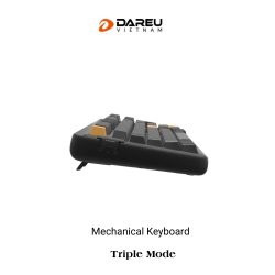 Bàn phím cơ không dây Dareu EK98 Pro Triple Mode Black Golden DareU Cloud switch