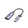 Card ghi hình HDMI to USB 2.0, Type-C live streaming 1080P Ugreen 40189