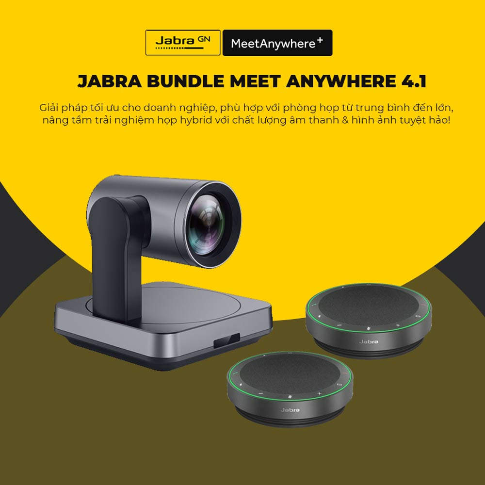 Thiết bị hội nghị truyền hình Jabra Bundle Meet Anywhere 4.1 Thiết bị hội nghị truyền hình Jabra Bundle Meet Anywhere 4.1