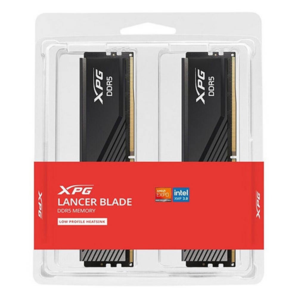Ram desktop Adata Lancer Blade Black 32GB (2x16GB) DDR5 6000Mhz (AX5U6000C3616G-DTLABBK) Ram desktop Adata Lancer Blade Black 32GB (2x16GB) DDR5 6000Mhz (AX5U6000C3616G-DTLABBK)