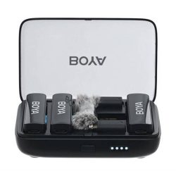 Microphone thu âm không dây Boya Link 3 trong 1 dành cho điện thoại, máy ảnh