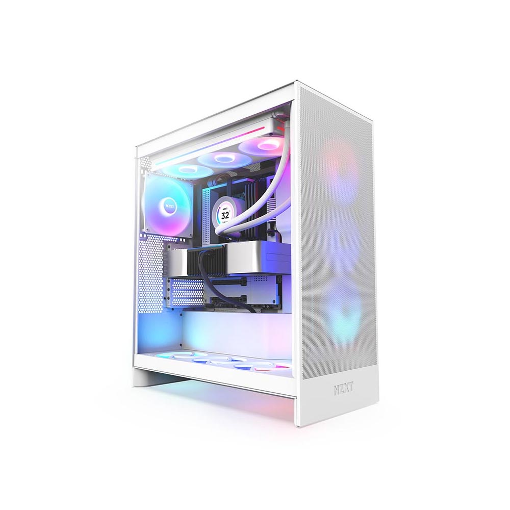 Vỏ máy tính NZXT H7 FLOW RGB ALL WHITE (2024) Vỏ máy tính NZXT H7 FLOW RGB ALL WHITE (2024)