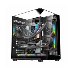 Vỏ máy tính MIK G3 PRISM GLASS ATX BLACK (Mini Tower/ ATX/ Đen)