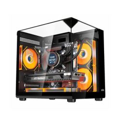 Vỏ máy tính MIK G3 PRISM GLASS M BLACK (Mini Tower/ M-ATX/ Đen)