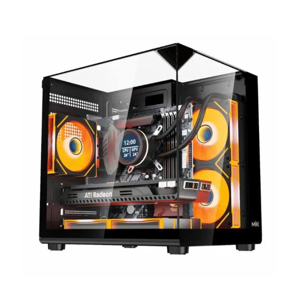 Vỏ máy tính MIK G3 PRISM GLASS M BLACK (Mini Tower/ M-ATX/ Đen) Vỏ máy tính MIK G3 PRISM GLASS M BLACK (Mini Tower/ M-ATX/ Đen)