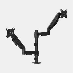 Giá treo màn hình HyperWork P1 Dual 2025 DPA0125 (2 màn hình/ 22inch - 32inch/ Đen/ Gắn bàn)