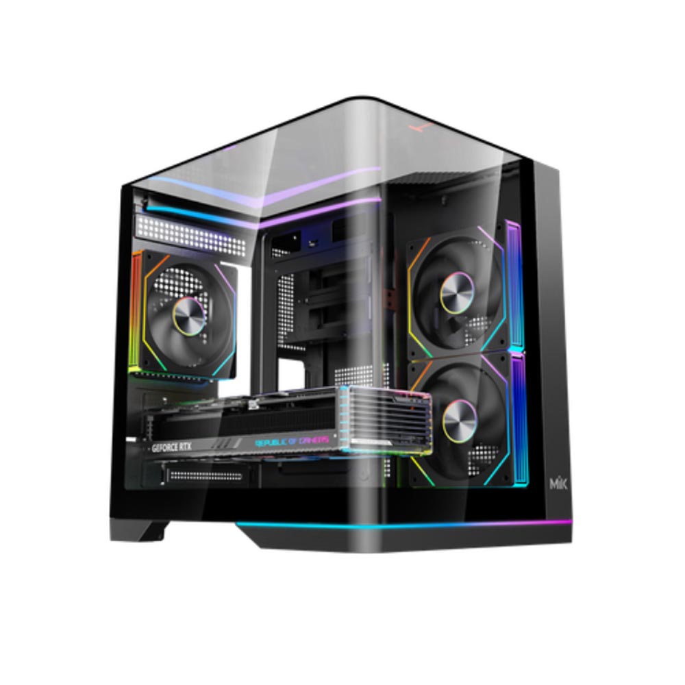 Vỏ máy tính MIK G8 Nova M (Mid Tower/ M-ATX/ Đen) Vỏ máy tính MIK G8 Nova M (Mid Tower/ M-ATX/ Đen)