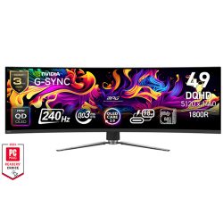 Màn hình cong gaming MSI MPG 491CQPX QD-OLED (49Inch/ DQHD (5120x1440)/ 0.03ms/ 240Hz/ 250cd/m2/ OLED)