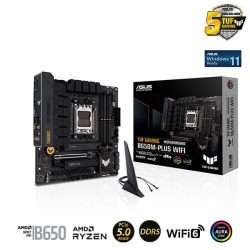 Mainboard Asus TUF Gaming B650M-PLUS WIFI (AMD B650/ Socket AM5/ M-ATX/ 4 khe ram/ DDR5/ 2.5 Gigabit LAN)