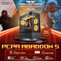 Máy tính PCPA ABADDON S -R5 7600X/16G/500GB SSD/RTX3060