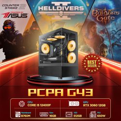 Máy tính PCPA G43 (i5 12400F/ 16GB/ 512GB SSD/ RTX 3060 12Gb/650W)