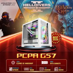 Máy tính PCPA G57 (i5 14600KF/ 16GB/ 512GB SSD/RTX 5060TI 16Gb /650W)