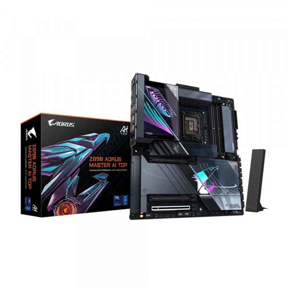Mainboard Gigabyte Z890 AORUS MASTER AI TOP DDR5 (Intel Z890/ Socket 1851/ E-ATX/ 4 khe ram)