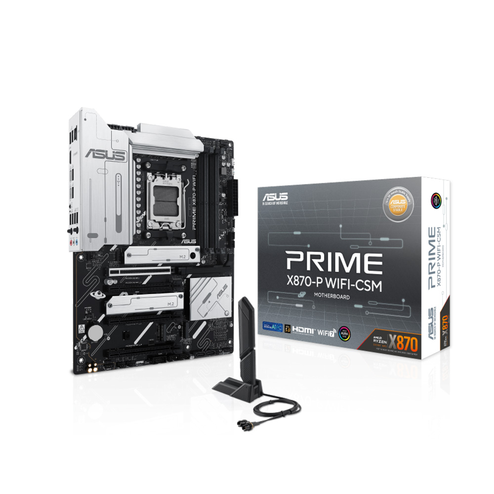 Mainboard Asus Prime X870-P WIFI-CSM (AMD X870/ Socket AM5/ ATX/ 4 khe ram/ DDR5/ 2.5 Gigabit LAN) Mainboard Asus Prime X870-P WIFI-CSM (AMD X870/ Socket AM5/ ATX/ 4 khe ram/ DDR5/ 2.5 Gigabit LAN)
