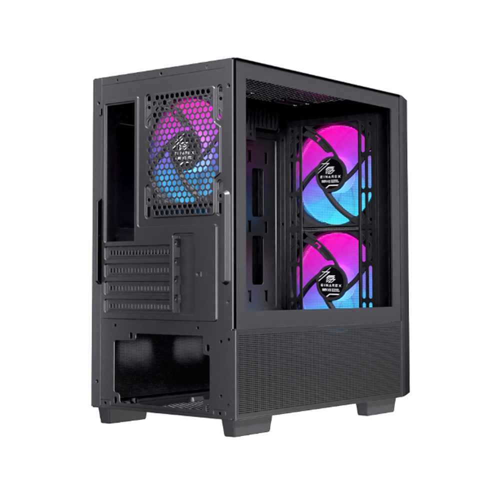 Vỏ máy tính EINAREX PM150 RGB Black (Mid Tower/ M-ATX/ Đen) Vỏ máy tính EINAREX PM150 RGB Black (Mid Tower/ M-ATX/ Đen)