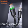 Cáp Mcdodo type C - type C 1m CA-4410 (có đèn báo sạc)