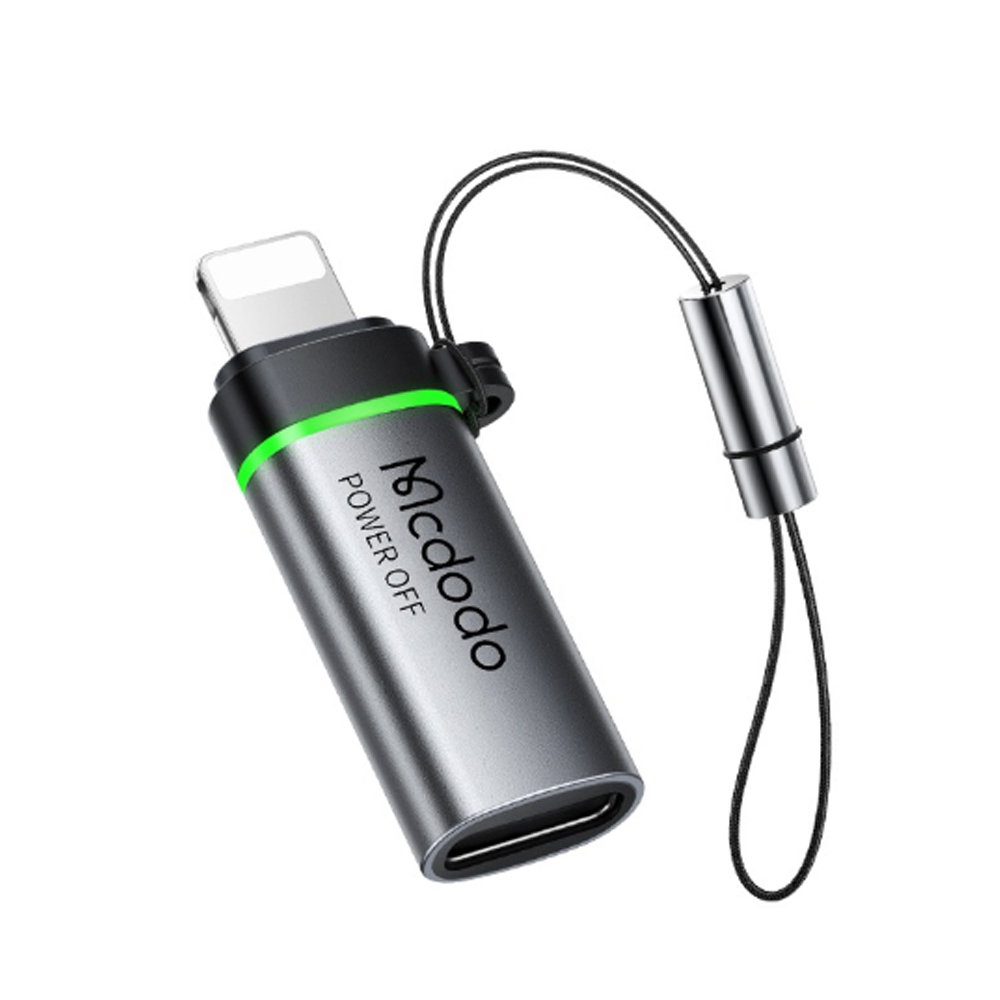 Đầu chuyển Mcdodo OT-2590 type-C sang Lightning (tự động ngắt nguồn) Đầu chuyển Mcdodo OT-2590 type-C sang Lightning (tự động ngắt nguồn)