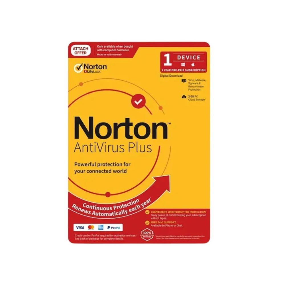 Phần mềm Diệt Virus Norton Antivirus NAV PLUS (1 thiết bị/ 12 tháng) Phần mềm Diệt Virus Norton Antivirus NAV PLUS (1 thiết bị/ 12 tháng)