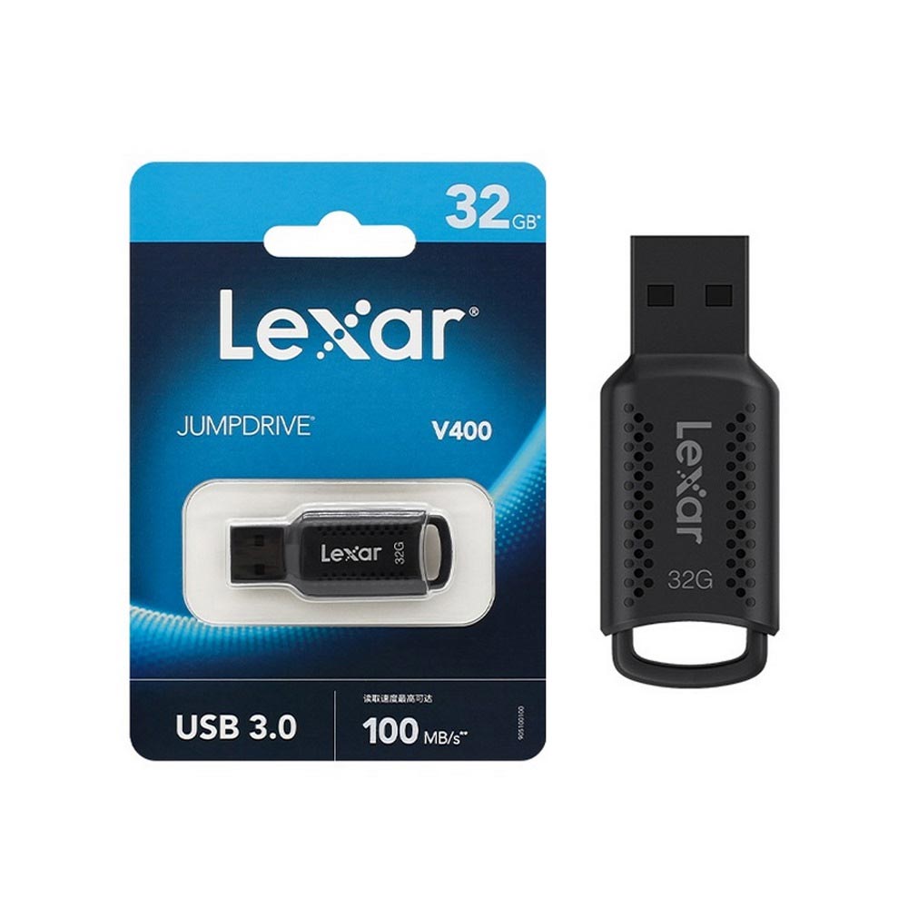 USB Lexar JumpDrive V400 32Gb USB 3.2 Màu đen USB Lexar JumpDrive V400 32Gb USB 3.2 Màu đen