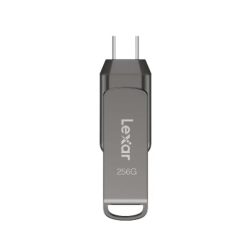 USB Lexar JumpDrive D400 OTG 256Gb USB-A và USB-C Màu ghi
