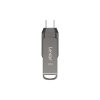 USB Lexar JumpDrive D400 OTG 32Gb USB-A và USB-C Màu ghi