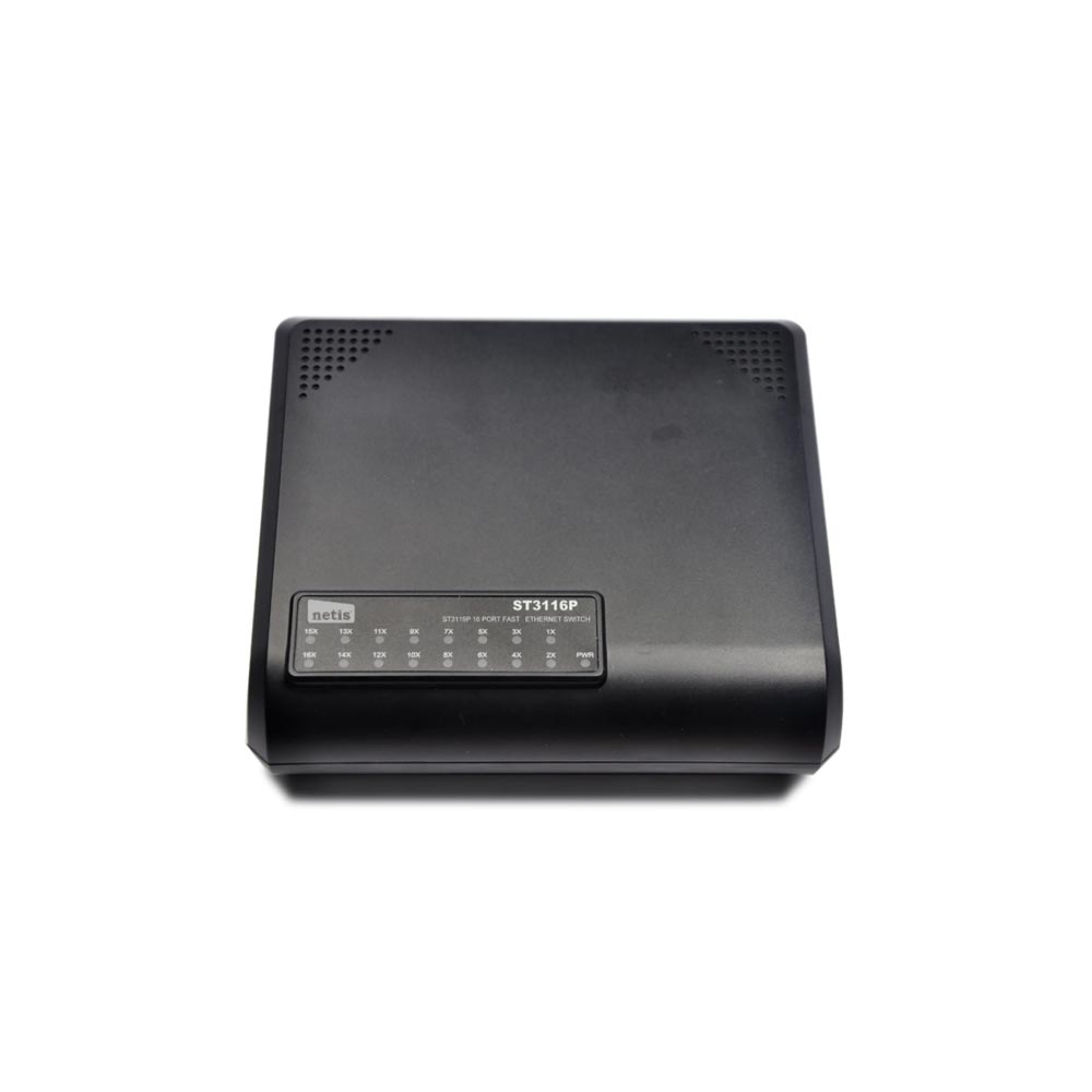 Switch Netis ST3116P (10/100Mbps/ 16 Cổng/ Vỏ Nhựa) Switch Netis ST3116P (10/100Mbps/ 16 Cổng/ Vỏ Nhựa)