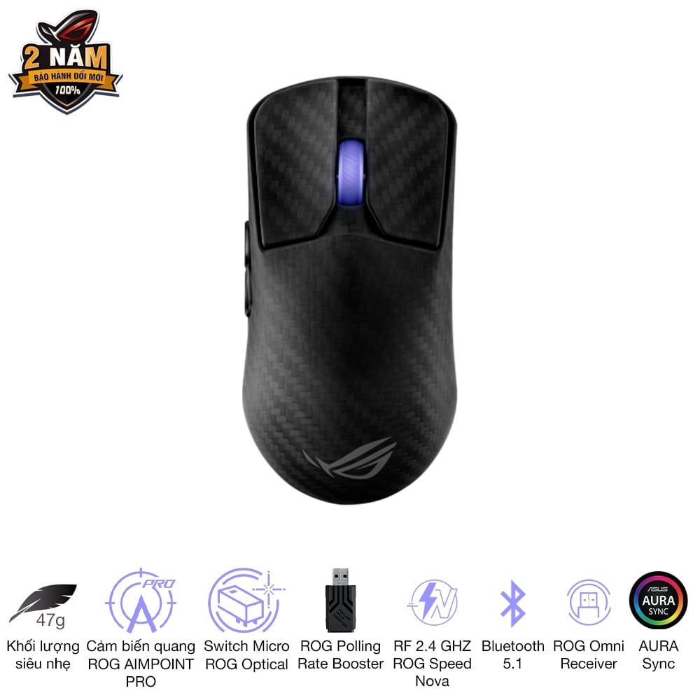 Chuột Gaming không dây Asus ROG Harpe Ace Extreme Chuột Gaming không dây Asus ROG Harpe Ace Extreme