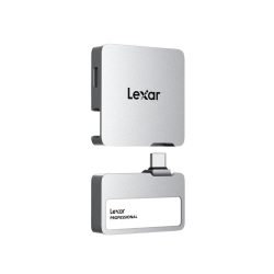 Ổ cứng di động SSD Lexar Professional Go With Hub 1TB  Gen 2 LSL400X001T-RNSNG (1TB/ 1050MB/s/ 1000MB/s/ Type-C và USB3.2)
